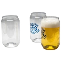 16 oz. plastic can-shaped glass ideal for beverages, events, and...