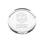 Flat Round Paperweight