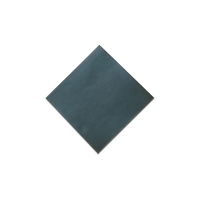 11" x 11" Square Placemat. Beautiful turned edge construction. Contrast...