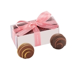 2 Piece Belgian Chocolate Truffle Box