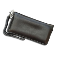 Nappa Smartphone Clutch. Zippered pocket. Internal compartments for...
