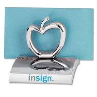 Apple shaped business card holder made of metal.... from ASI 40544 Binaco /...