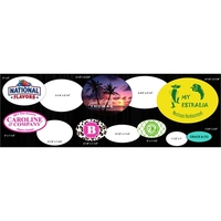 Oval labels in a variety of sizes.... from ASI 79541 Print Appeal,Inc. /...