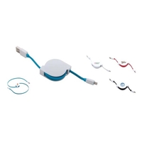 Retractable USB to Micro-USB/Charger Cable