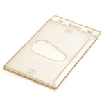 Blank Stock Hard Plastic Card Holder/ Portrait