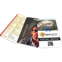 3" x 5" 30 mil stock paper lanyard insert. Assembled in... from ASI 30250 AZX...