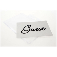 4" x 7" Pit Pass paper lanyard insert. Assembled in the... from ASI 30250 AZX...