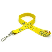 Silkscreened Flat Lanyard w/ Next Day Service