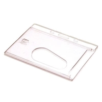 Blank Stock Hard Plastic Card Holder/Landscape