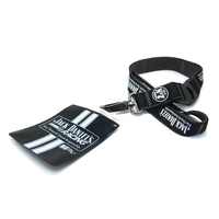 Heavy duty 35" x 3/4" PVC lanyard with reinforced design. Assembled... from...