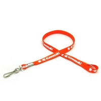 3/8" Silkscreened Flat Lanyard w/ Detached Buckle