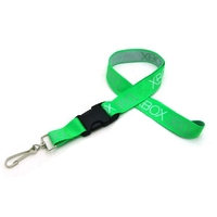 35" x 1" polyester lanyard with choice of hardware and coarse... from ASI...