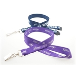 3/4" Silkscreened Tubular Lanyard w/ Detachable Buckle