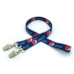1/2" Sublimated Lanyard w/ Double Standard Attachment