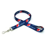 1/2" Digitally Sublimated Lanyard w/ J Hook