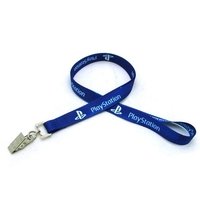 35" polyester 5/8" wide lanyards with bulldog clip hardware and digital......