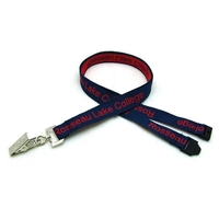 35" long 5/8" polyester lanyard with sewn-on breakaway hardware and woven......
