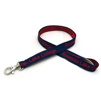 35" long 5/8" wide coarse polyester V-neck lanyard with swivel hook... from...