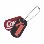 Pad Printed Ball Chain Dog Tag