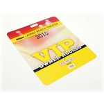 2.5" x 4.25" Premium Laminate Cardstock Lanyard Card - 30mil