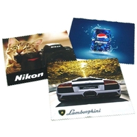 6" x 6" microfiber cleaning cloth with full color imprint. Assembled... from...