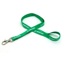 35" x 1/2" flat ribbed polyester lanyard with deluxe swivel hook... from ASI...