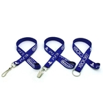 3/4" Silkscreened Flat Lanyard w/ J Hook
