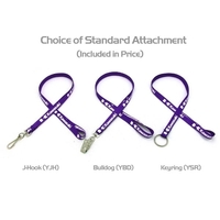 35" x 3/8" flat ribbed polyester lanyard with bulldog clip hardware... from...