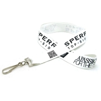 35" x 1" webbed polyester lanyard with keyring and silkscreen imprint.......