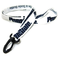 35" x 3/8" lanyard made from recycled materials with J-hook and... from ASI...