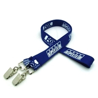 35" x 3/4" tubular lanyard with double standard hardware and... from ASI...