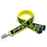 35" x 1" heavy duty polyester lanyard with sewn-on breakaway hardware.......