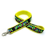 1" Woven Lanyard w/ Deluxe Swivel Hook