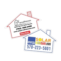 2.25"W x 2.5"H x 0.02"D house shaped magnet with full color... from ASI 92977...