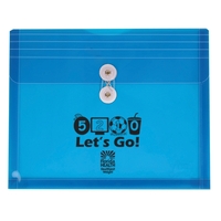 Side Open Envelope with String-Tie Closure and Gusset