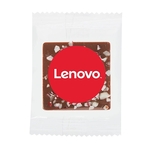 Bite Size Belgian Chocolate Squares - Crushed Peppermint