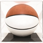 Basketball or Soccer Ball Display Cube with Grandstand