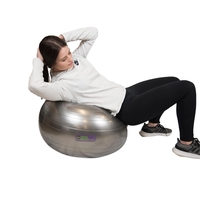 Standard sized PVC yoga ball with included pump. Several colors.... from ASI...
