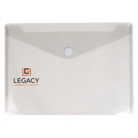 Side-Open Envelope w/Touch Closure & Ribbed Finish