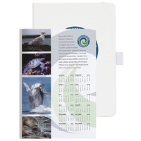 5" x 7" Hard cover journal, full-color Tip-In page, deboss imprint,... from...