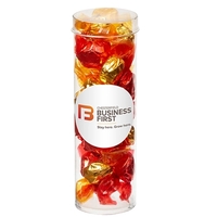 1.75" x 5.5" H soft plastic tube with clear cap that's... from ASI 71685...