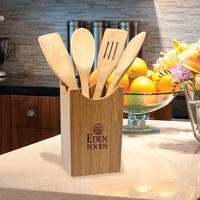 5 Piece Bamboo Kitchen Utensil Set