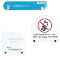 Acrylic Nameplates & Signs, Custom Shape (16-39 Sq. Inches)