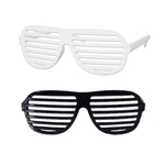 Black & White Slotted Glasses