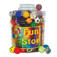 Bouncing ball mix with 132 assorted colors per pack. Blank.... from ASI 98360...