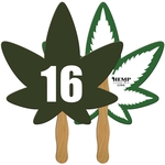 Cannabis Auction Hand Fan Full Color