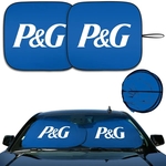 Dual Panel Fabric Sun Shade full size