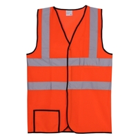 Dual Stripe S/M Orange Mesh Safety Vest