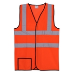 Dual Stripe L/XL Orange Mesh Safety Vest
