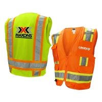 ANSI Certified Type R Class 2 safety vest with two-tone reflective... from...